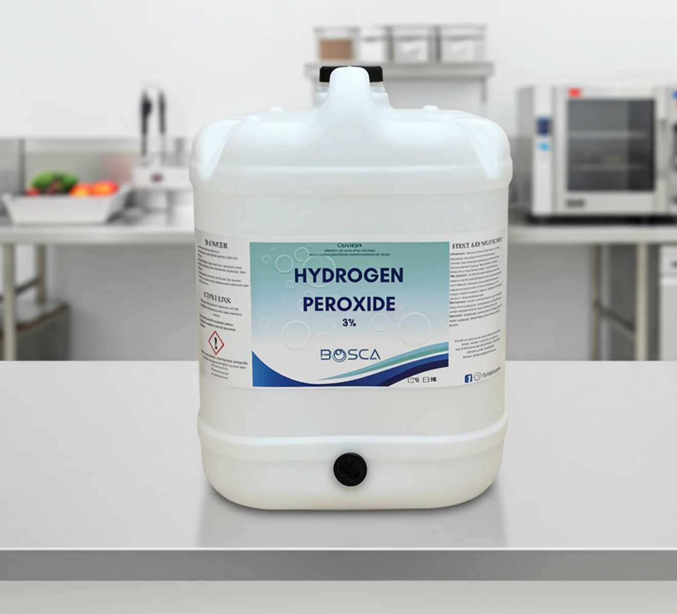 3% Hydrogen peroxide H2O2 Disinfectant All Purpose Cleaner 20L with Bung Tap - Image 8
