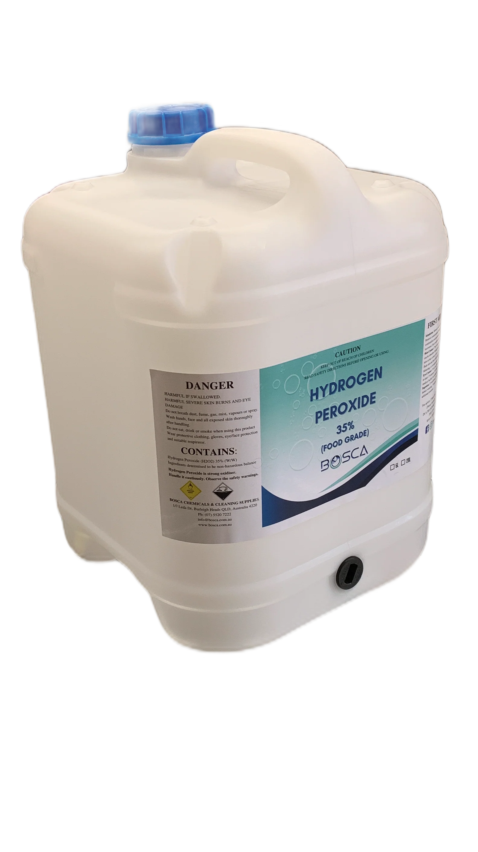 35 Percent Hydrogen Peroxide (H2O2) Food Grade 20L - Image 2