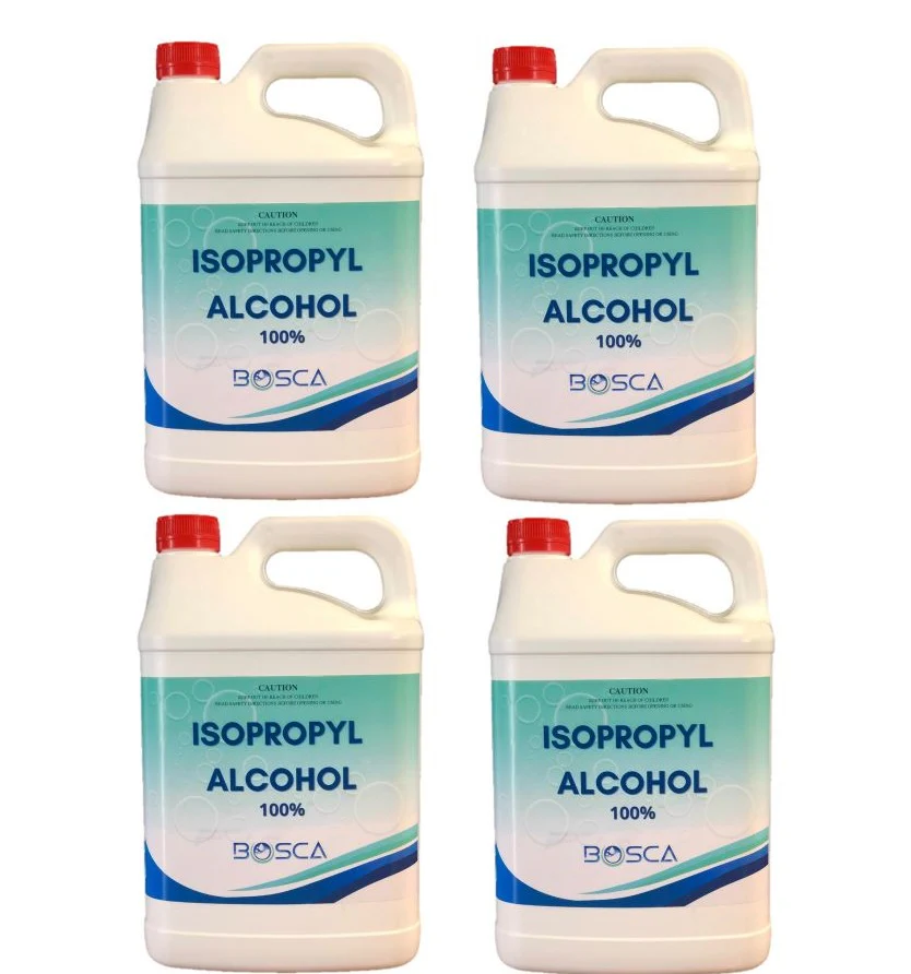 4 x 100% Isopropyl Alcohol Isopropanol Rubbing Alcohol 5L