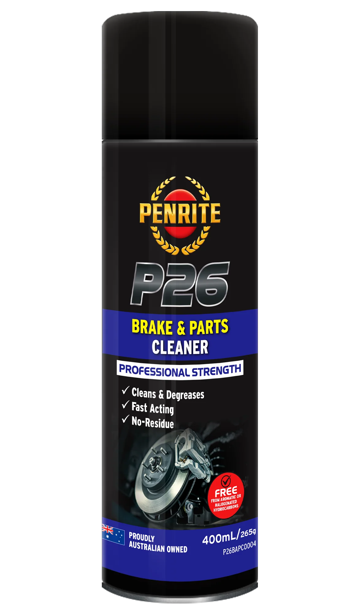 6 X P26 BRAKE & PARTS CLEANER AEROSOL 400ml - P26BAPC0004 - Image 2