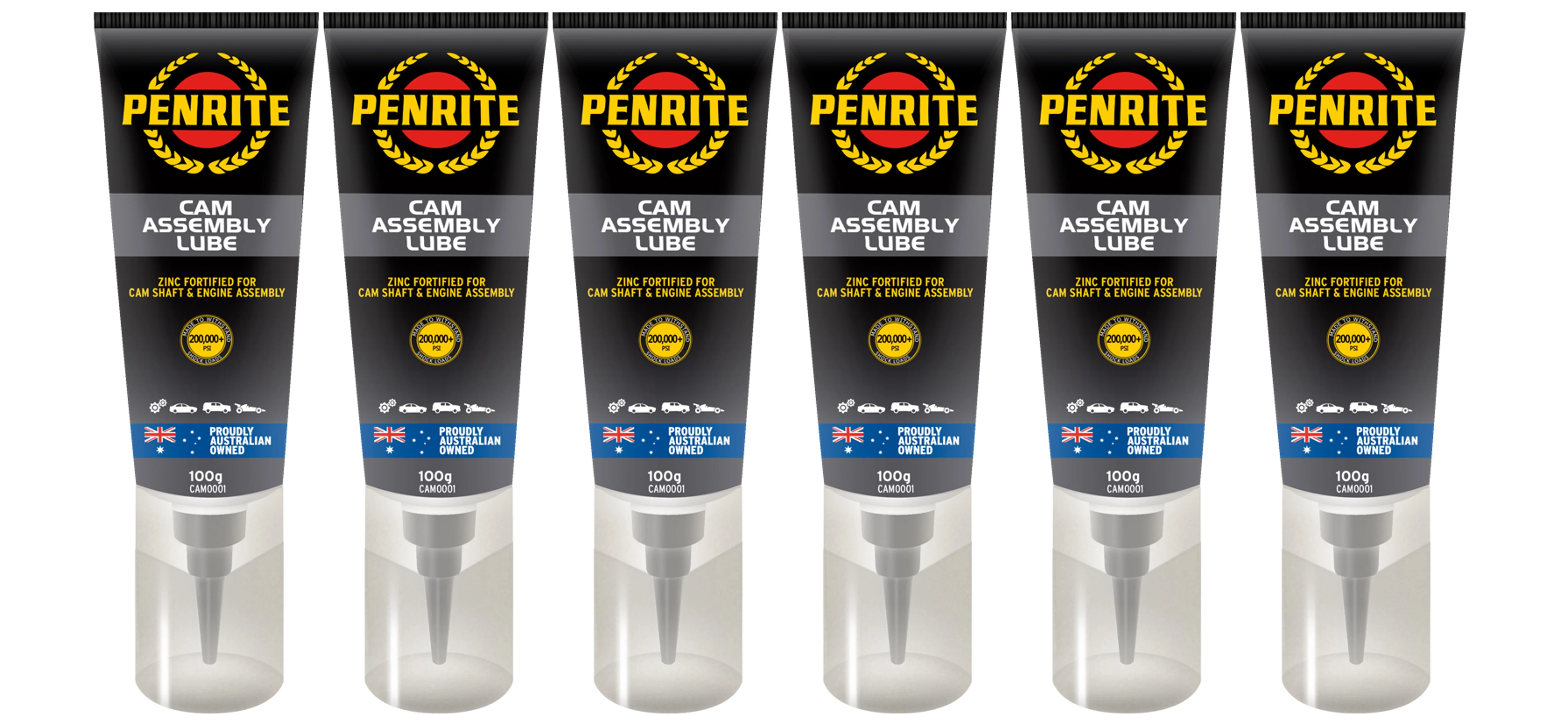 6 x Penrite Cam Assembly Lube 100g Tube - CAM0001 (Box)