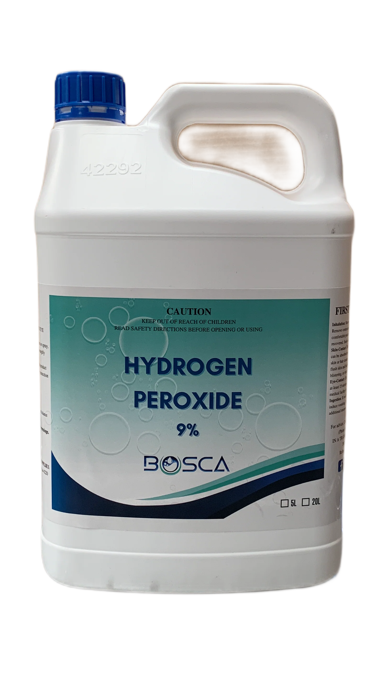 9% Hydrogen peroxide H2O2 Disinfectant All Purpose Cleaner 4L - Free Shipping!!