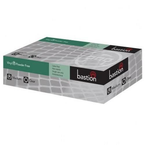Bastion Vinyl Gloves Powder Free Medium Clear 1000 Pcs (10 X 100 Pcs) - Image 3