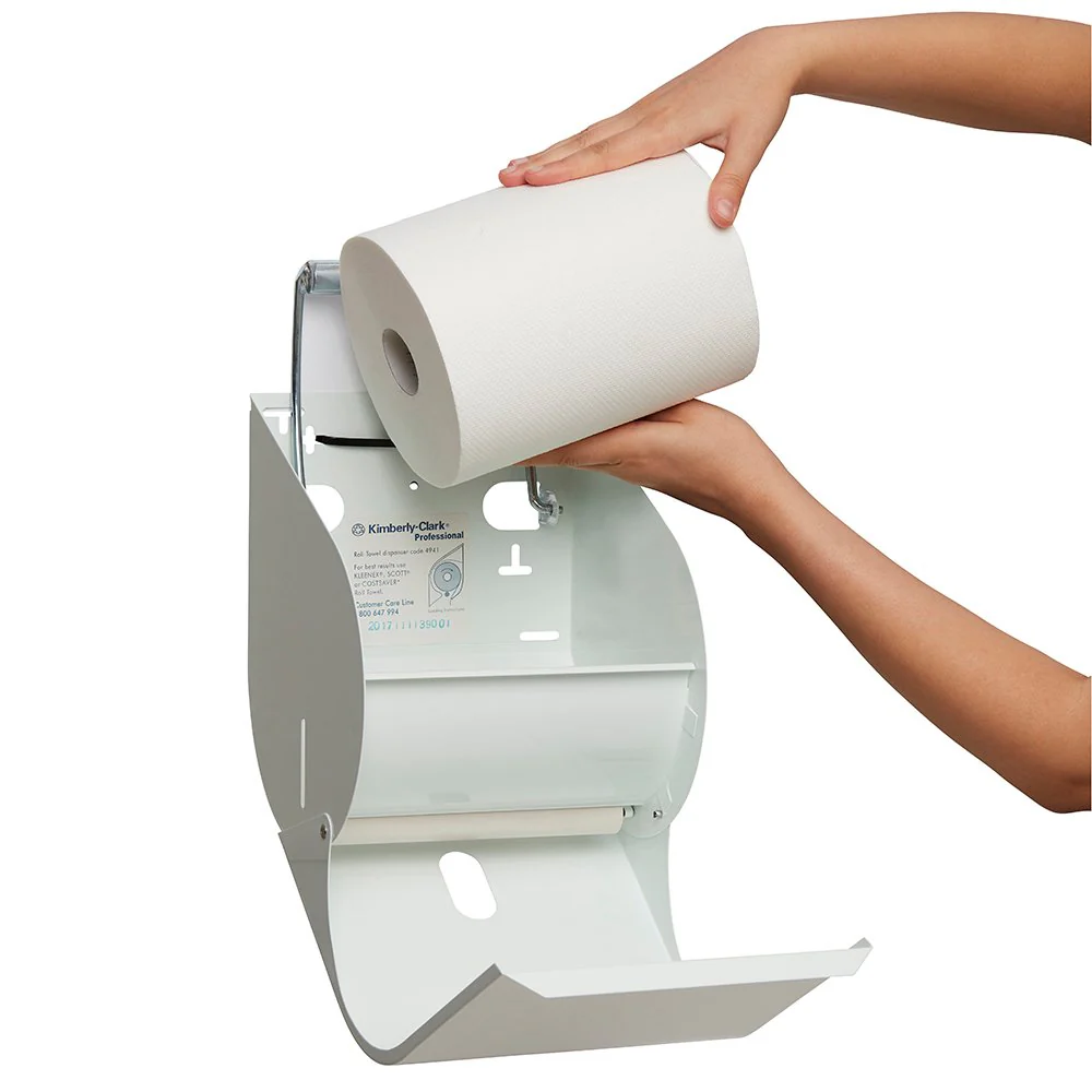 Kimberly Clark Professional® Roll Hand Towel Dispenser White Enamel 4941A - Image 3