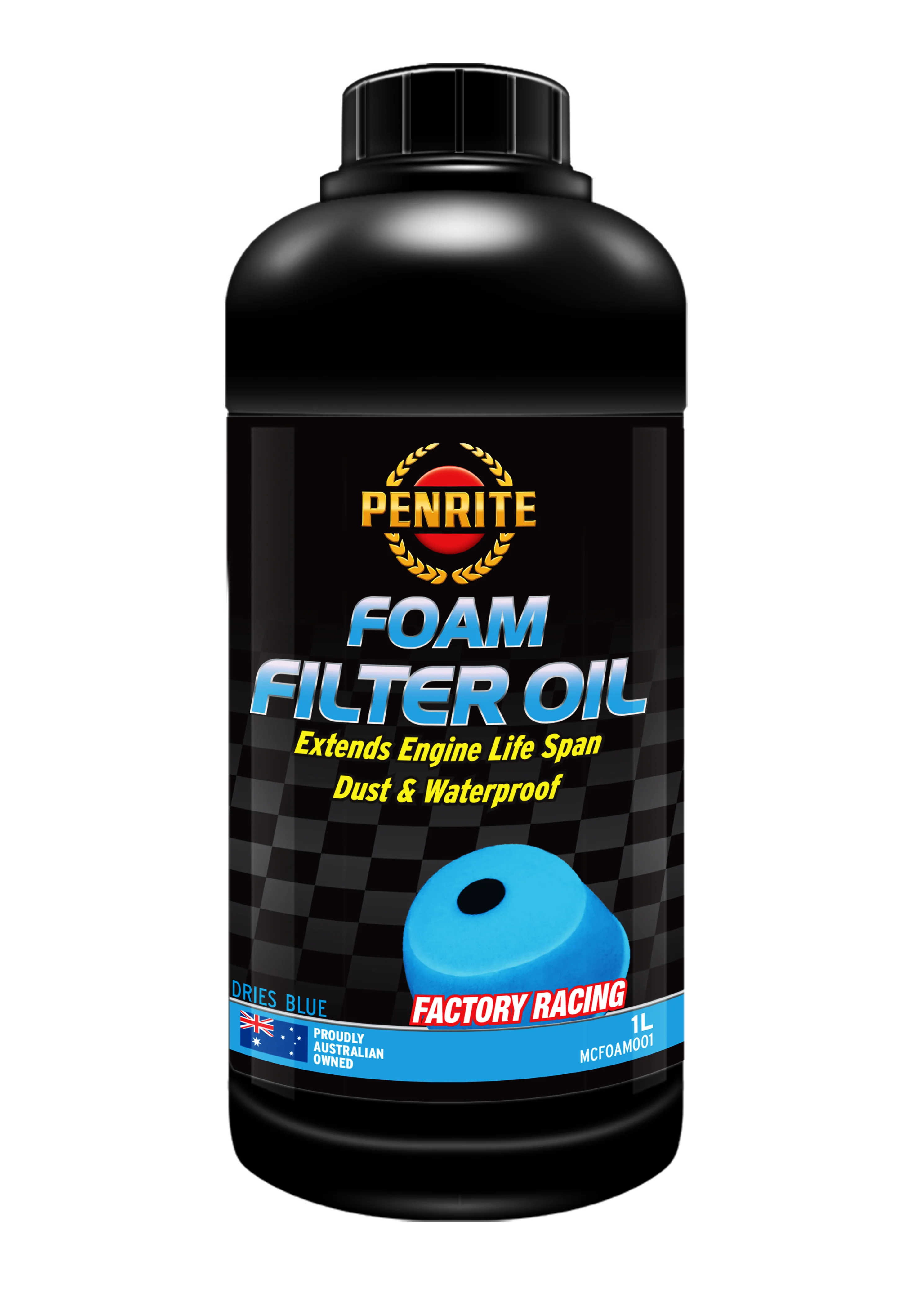 Penrite 10 Tenths Foam Filter Oil 1L - MCFOAM001