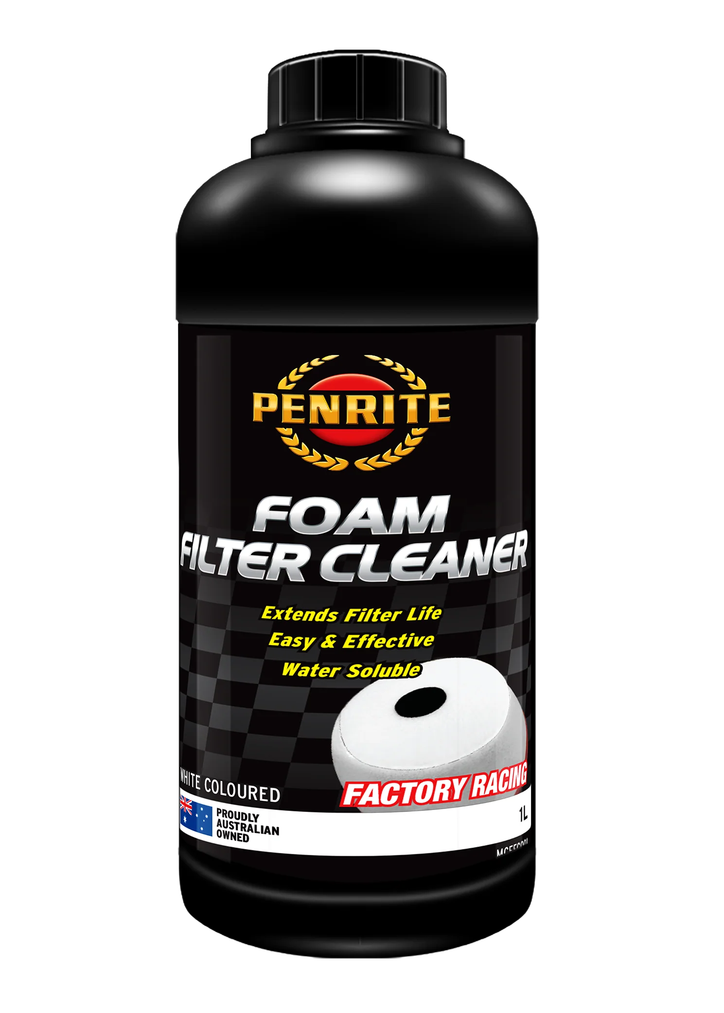 Penrite 10 Tenths MC Foam Filter Cleaner 1L - MCFFC001