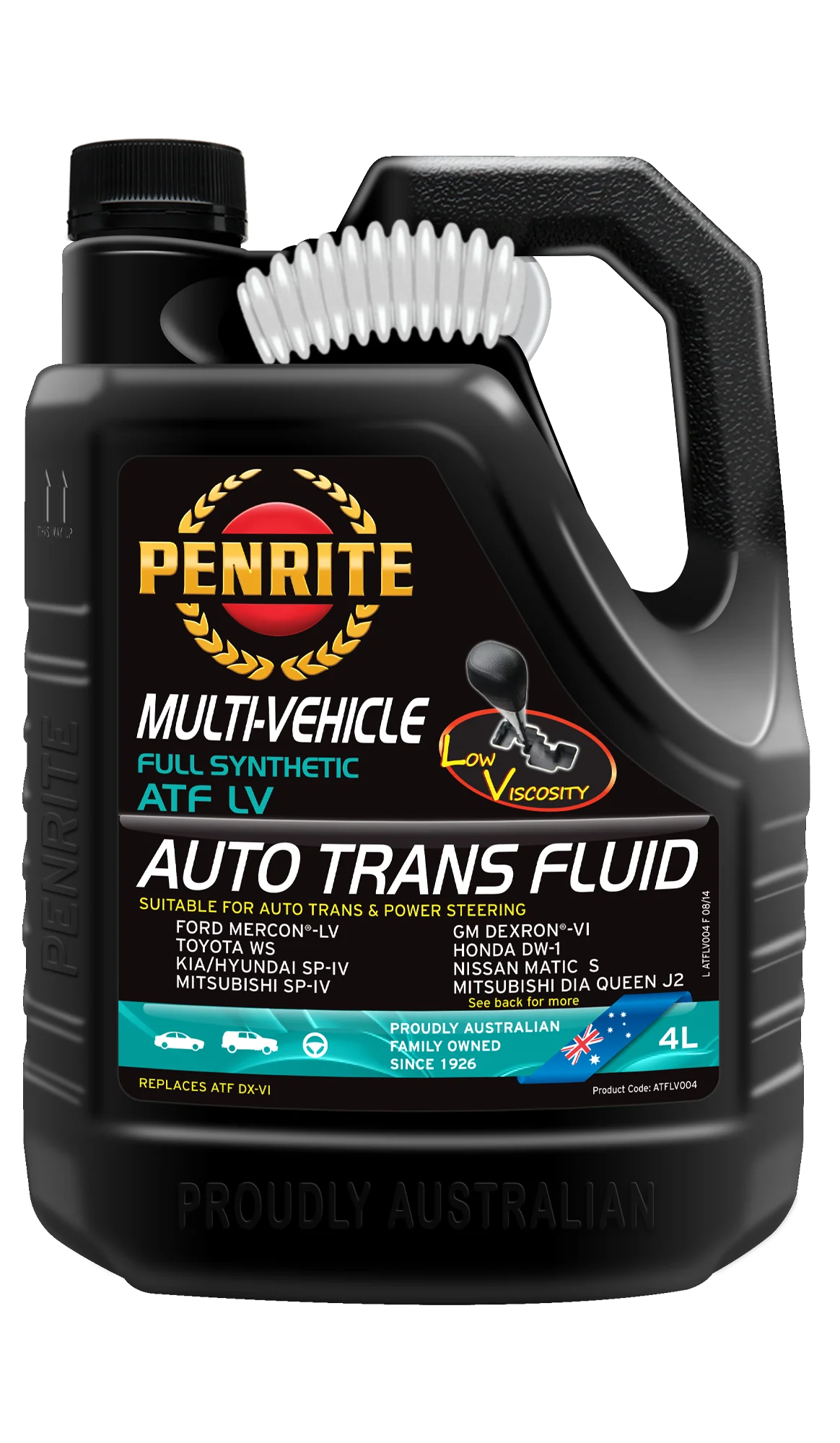 Penrite ATF LV Multi Vehicle Automatic Transmission Fluid 4L - ATFLV004