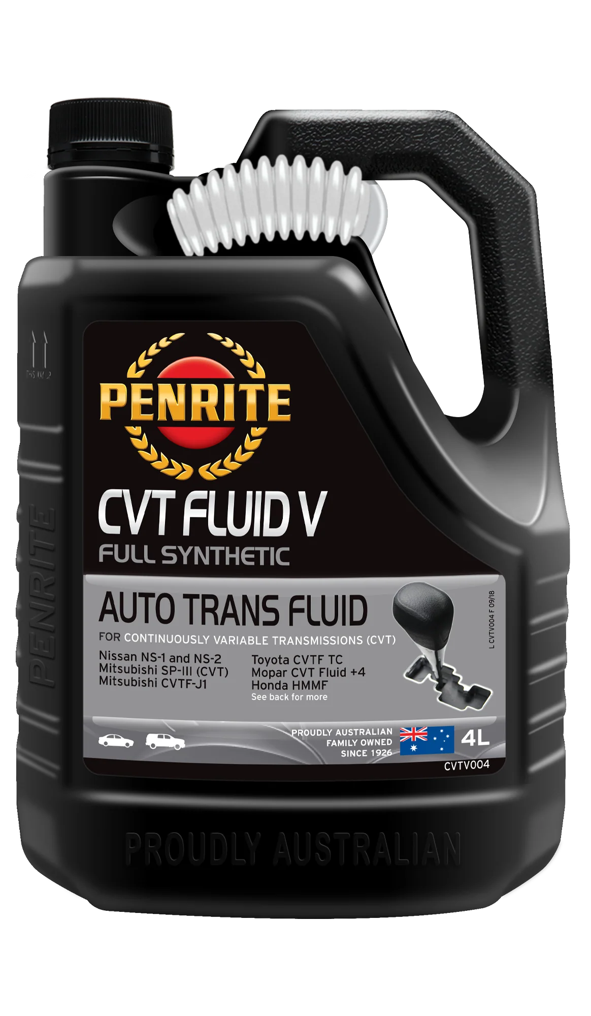 Penrite CVT Fluid V Full Synthetic 4L - CVTV004