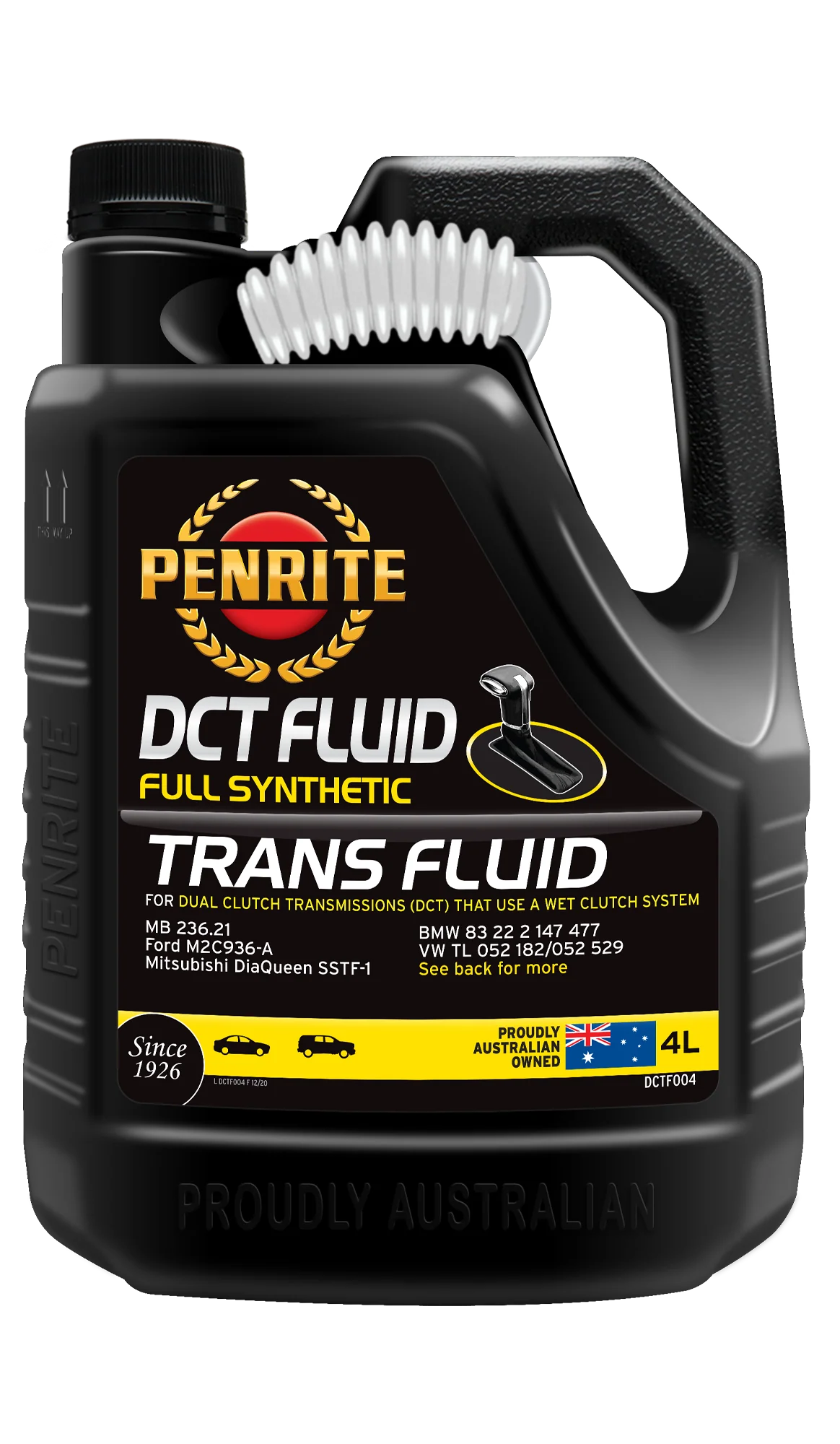 Penrite DCT Fluid Dual Clutch Transmission Fluid 4L - DCTF004