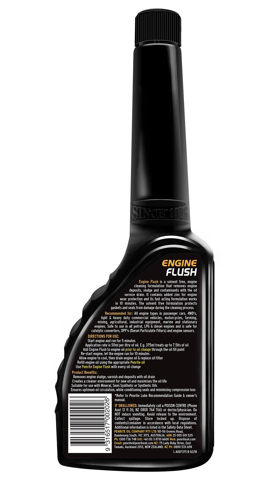 Penrite Engine Flush 375mL - ADEF375 - Image 2