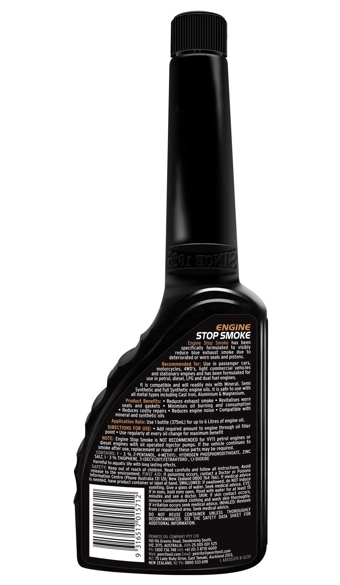 Penrite Engine Stop Smoke 375ml - ADESS375 - Image 2
