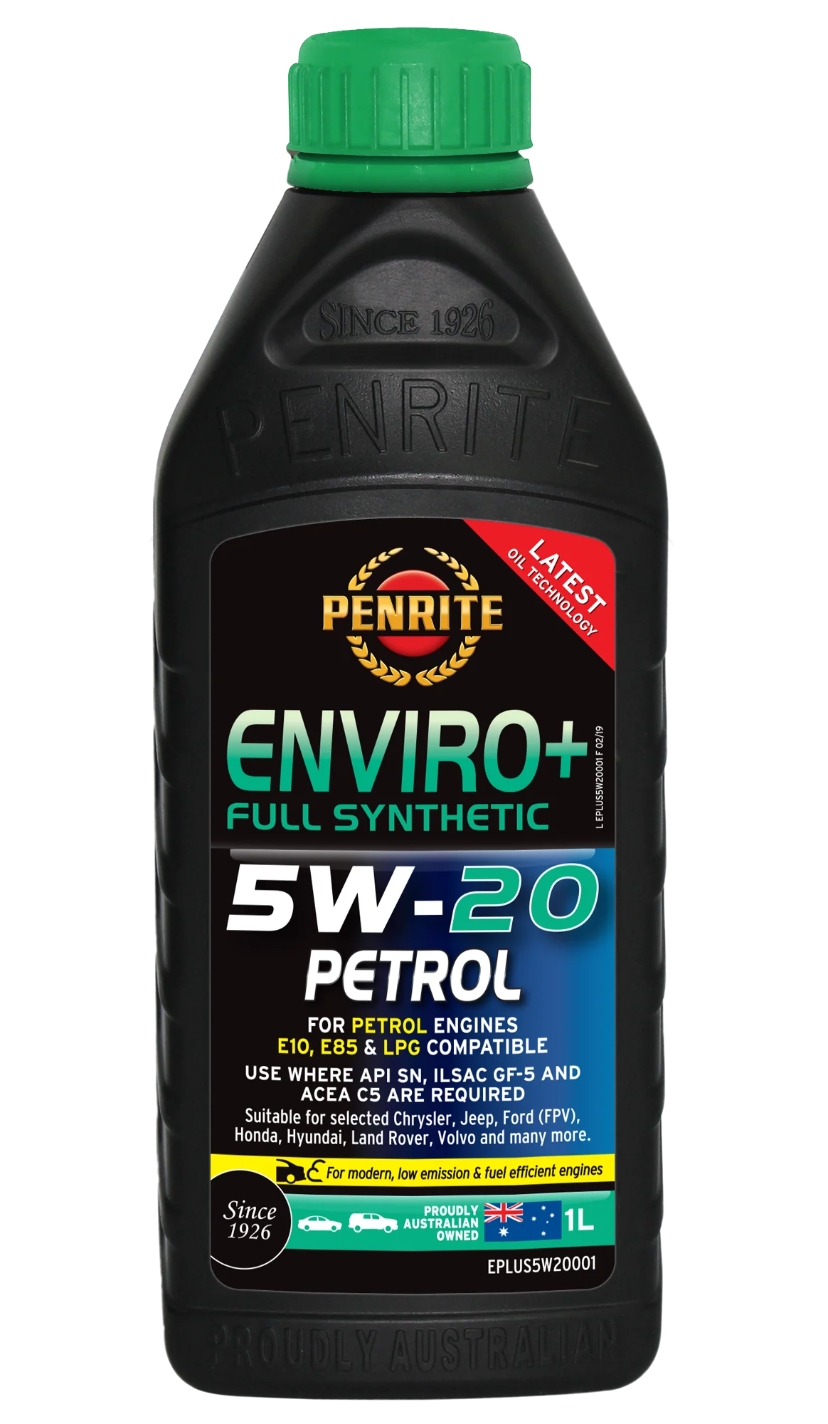 Penrite Enviro+ 5W-20 Engine Oil 1L - EPLUS5W20001
