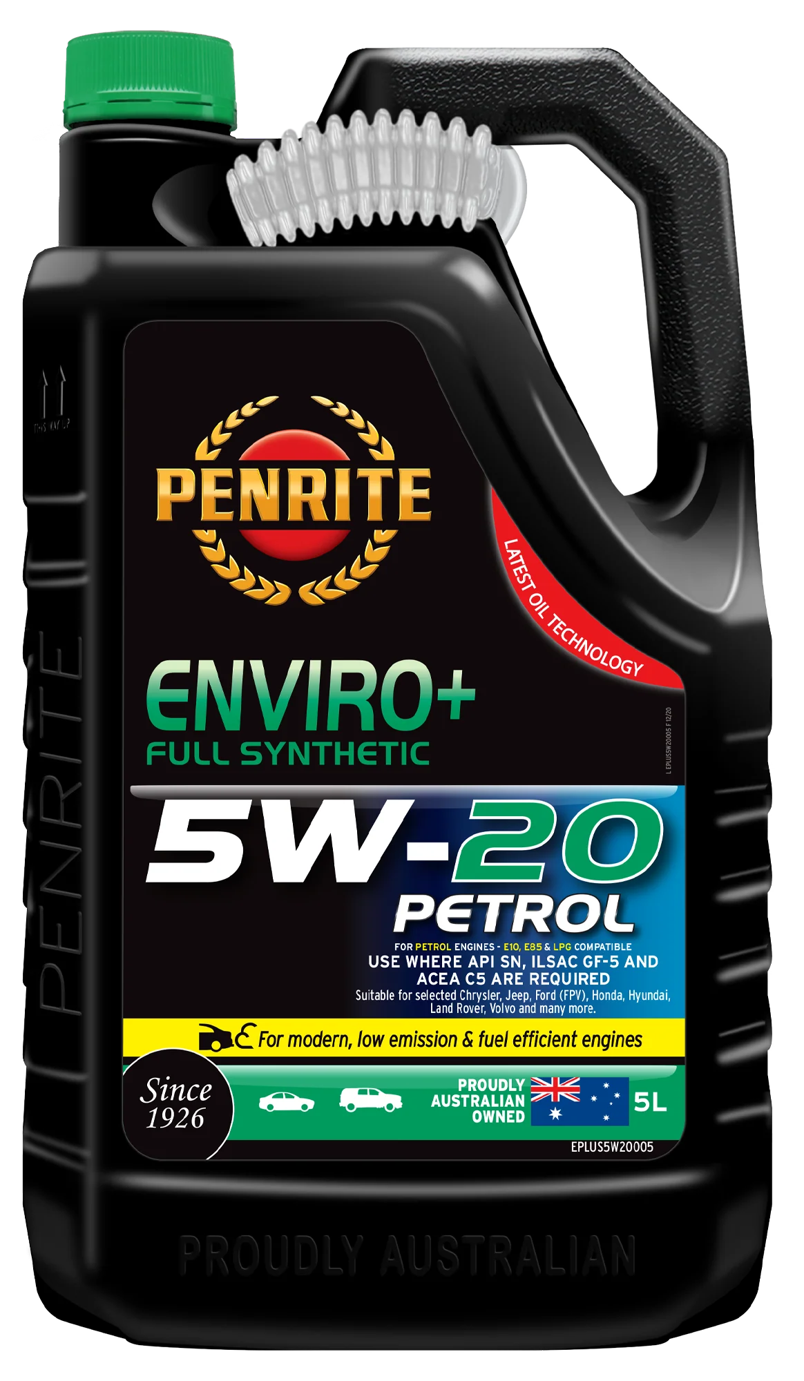 Penrite Enviro+ 5W-20 Engine Oil 5L - EPLUS5W20005