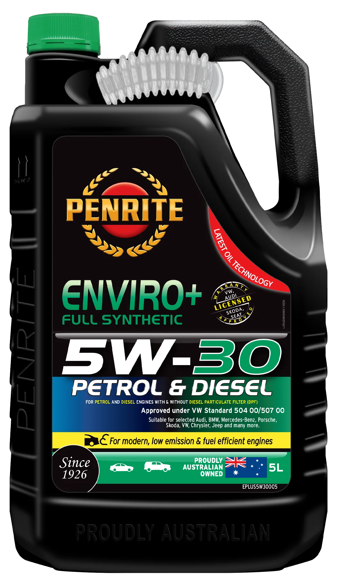 Penrite Enviro+ 5W-30 Engine Oil 5L - EPLUS5W30005