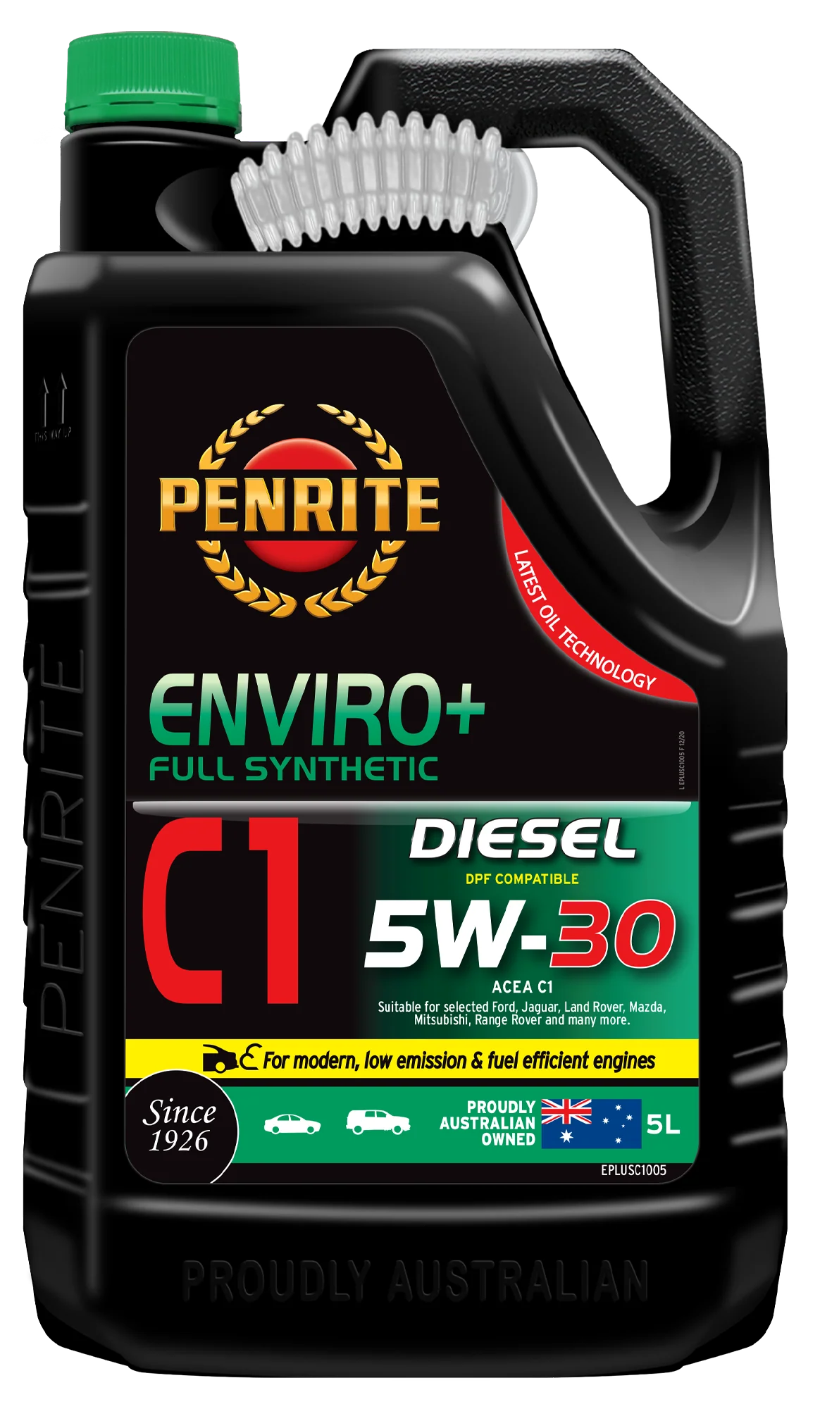 Penrite Enviro+ C1 5W-30 Diesel Engine Oil 5L - EPLUSC1005