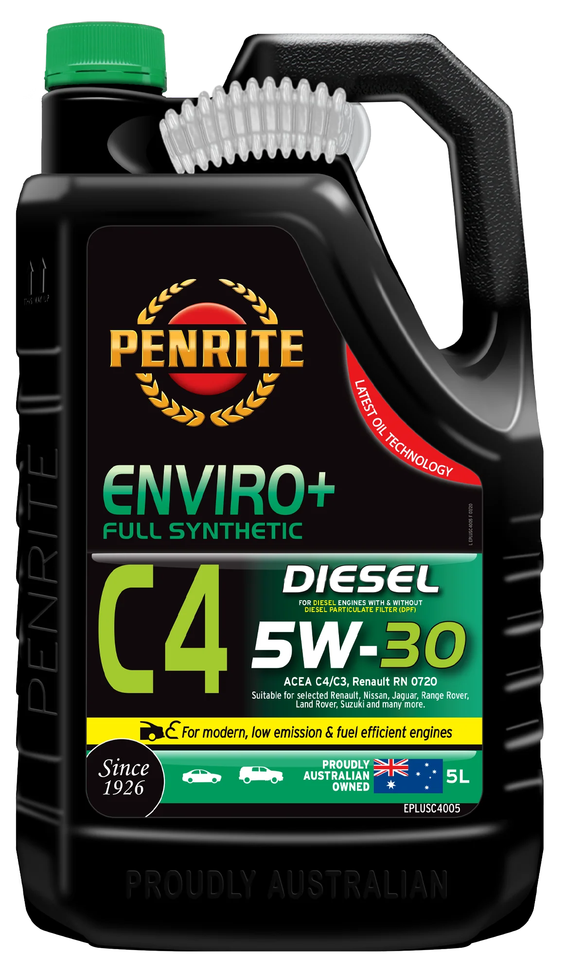 Penrite Enviro+ C4 5W-30 Engine Oil 5L - EPLUSC4005