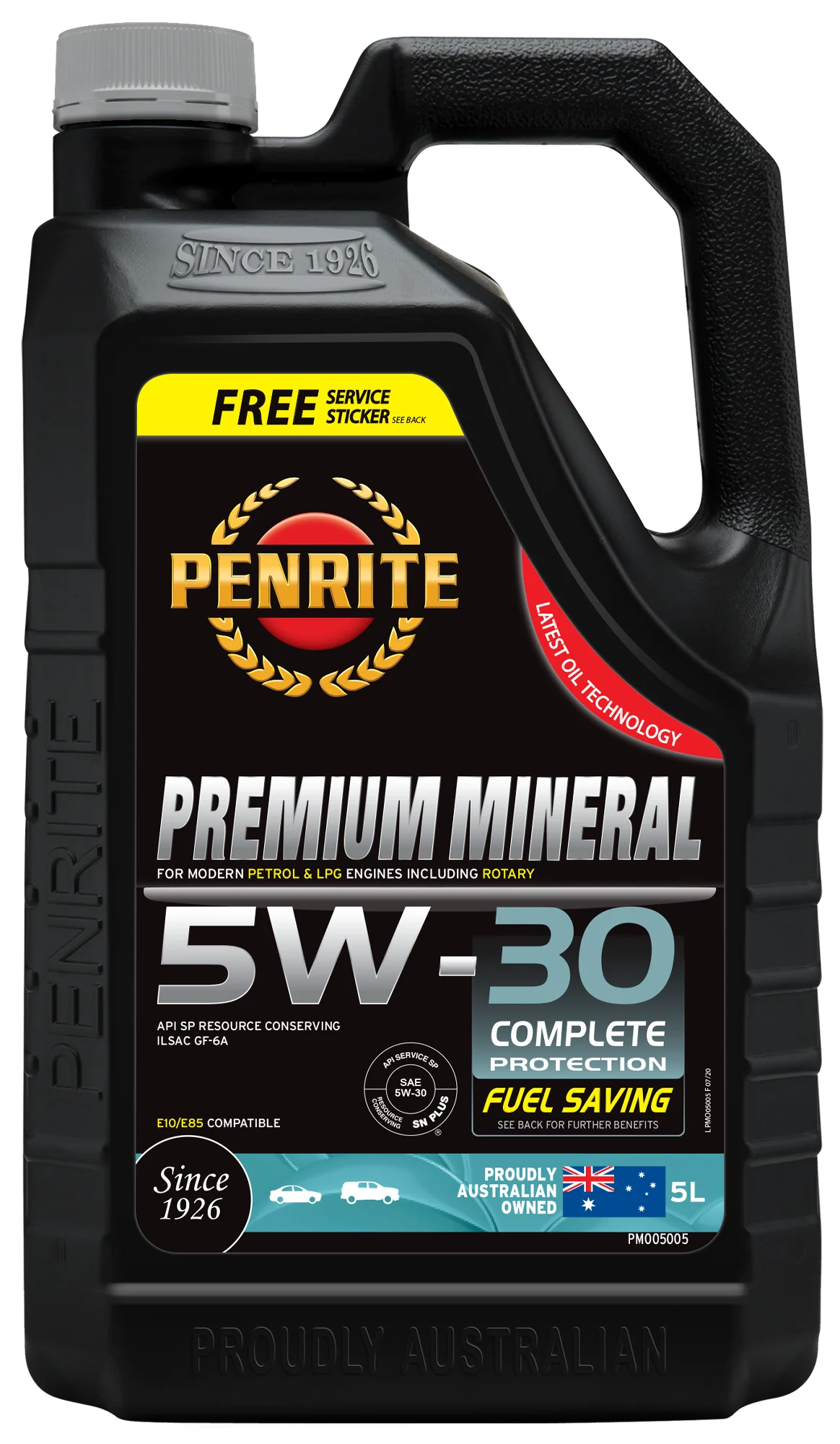 Penrite Everyday 5W-30 Mineral Engine Oil 5L - PMO05005