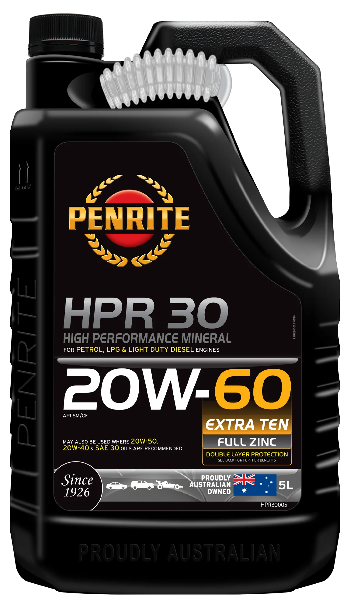 Penrite HPR 30 SAE 20W-60 Engine Oil 5L - HPR30005