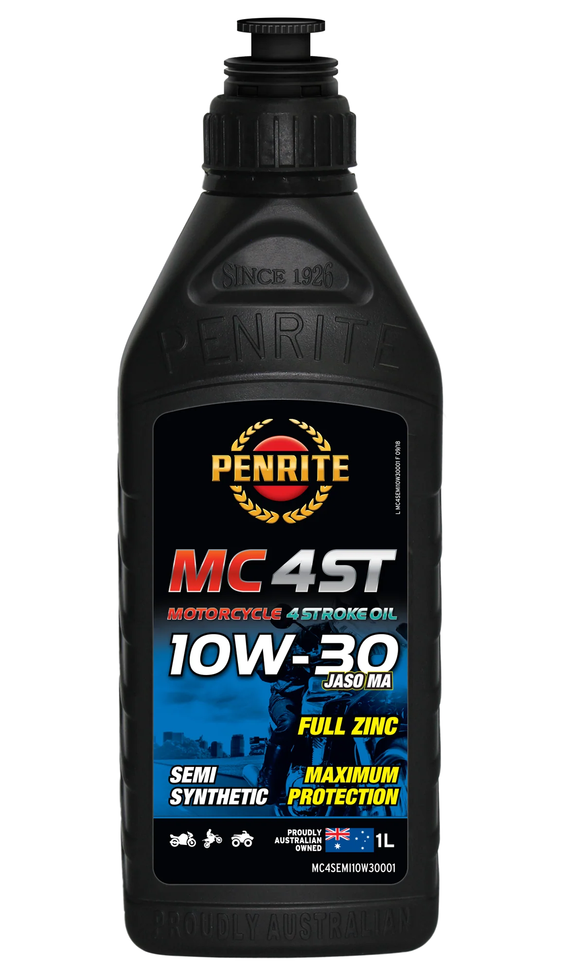 Penrite MC-4ST 10W-30 Semi Synthetic 1L -MC4SEMI10W30001