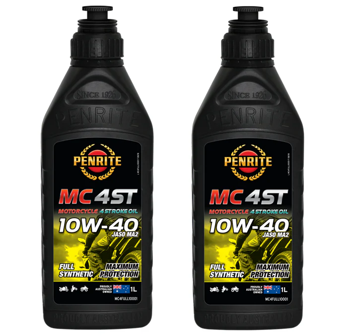Penrite MC-4ST 10W-40 Full Synthetic 1L -MC4FULL10001 - Twin Pack