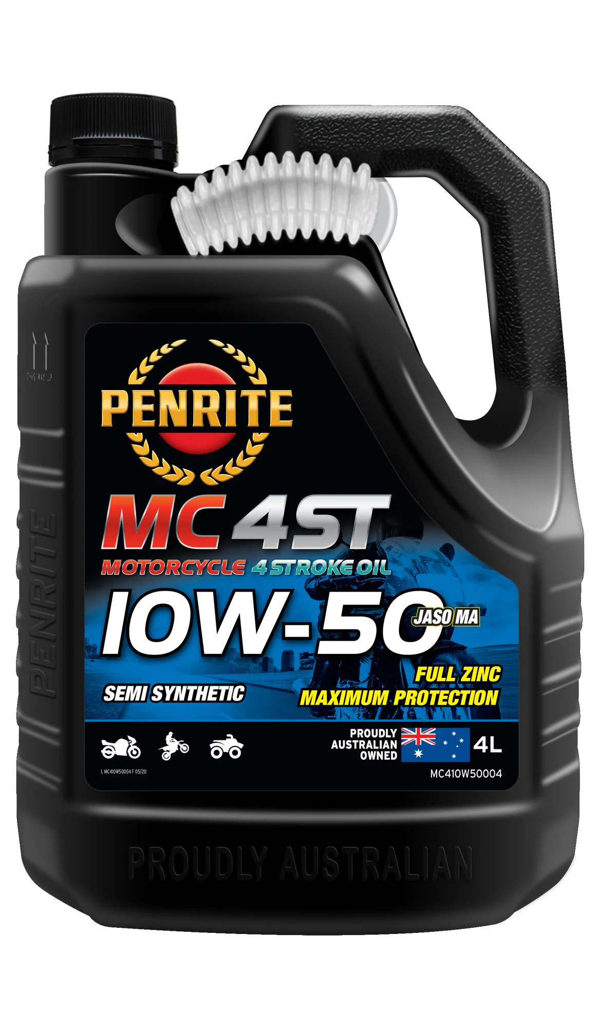 Penrite MC-4ST Semi Synthetic 10W-50 4L - MC410W50004