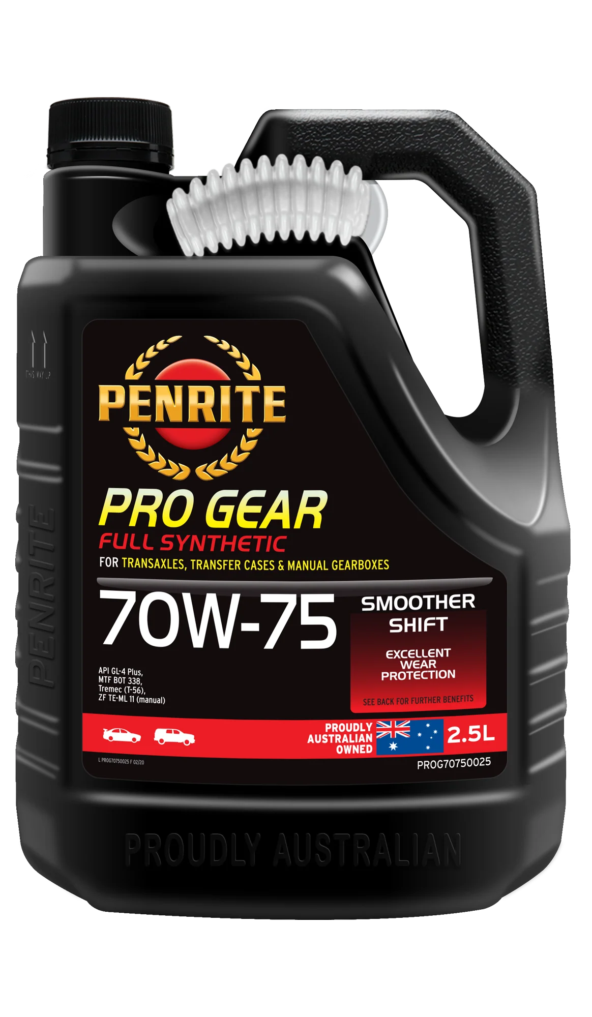 Penrite Pro Gear 70W-75 Gear Oil 2.5L - PROG70750025