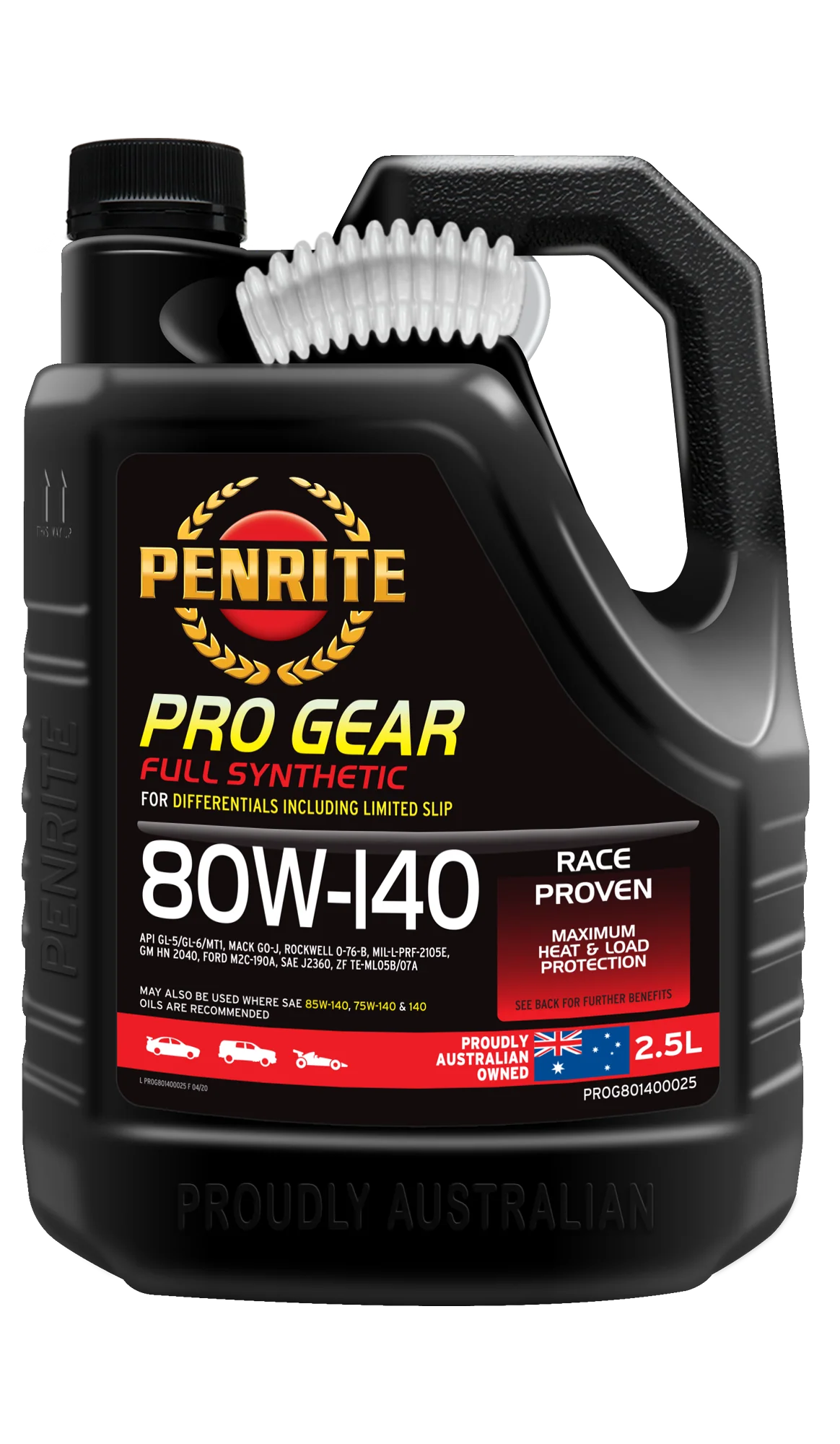 Penrite Pro Gear 80W-140 Gear Oil 2.5L - PROG801400025