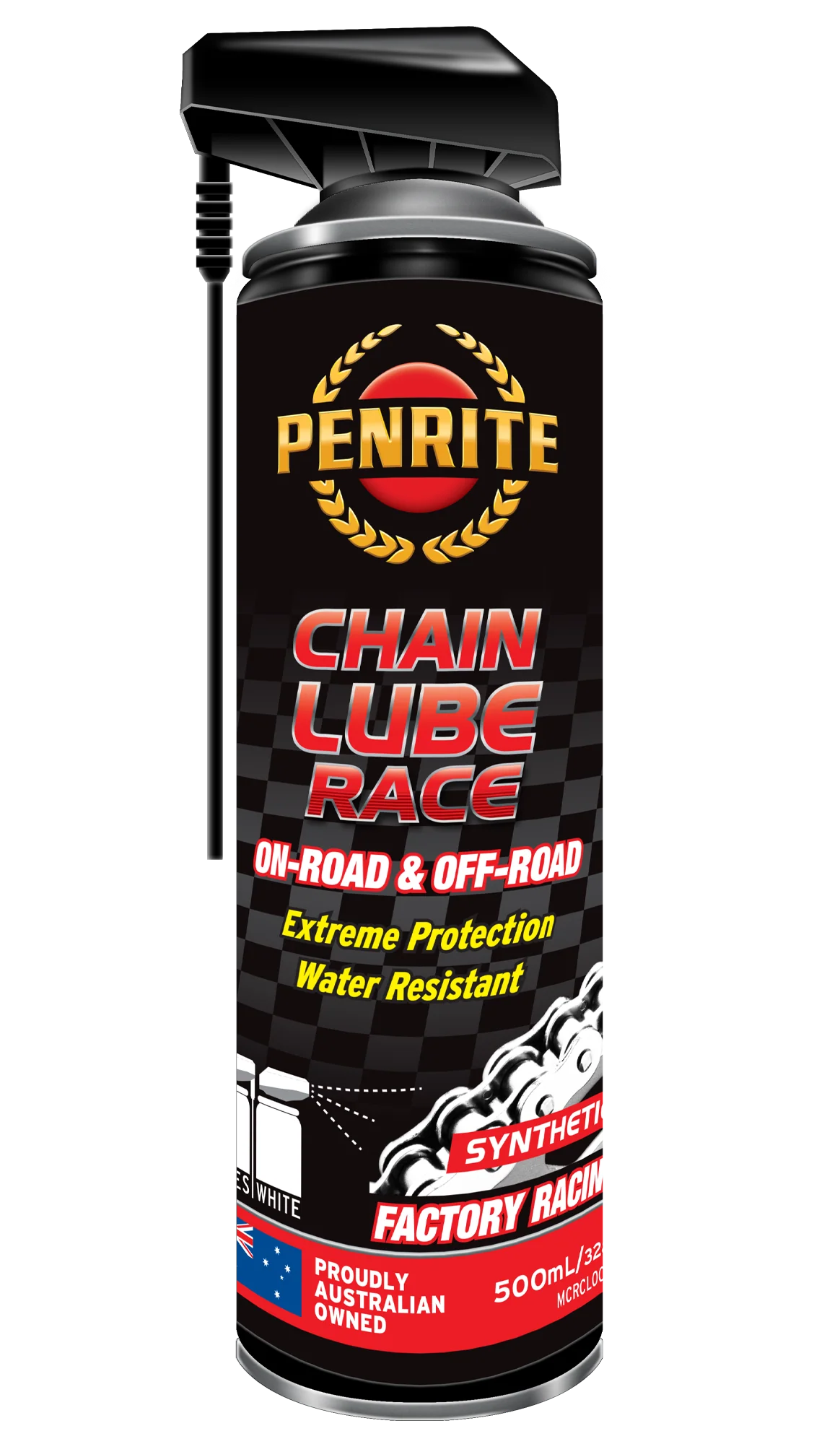 Penrite Race Chain Lube Water Resistant 500ml - MCRCL0005