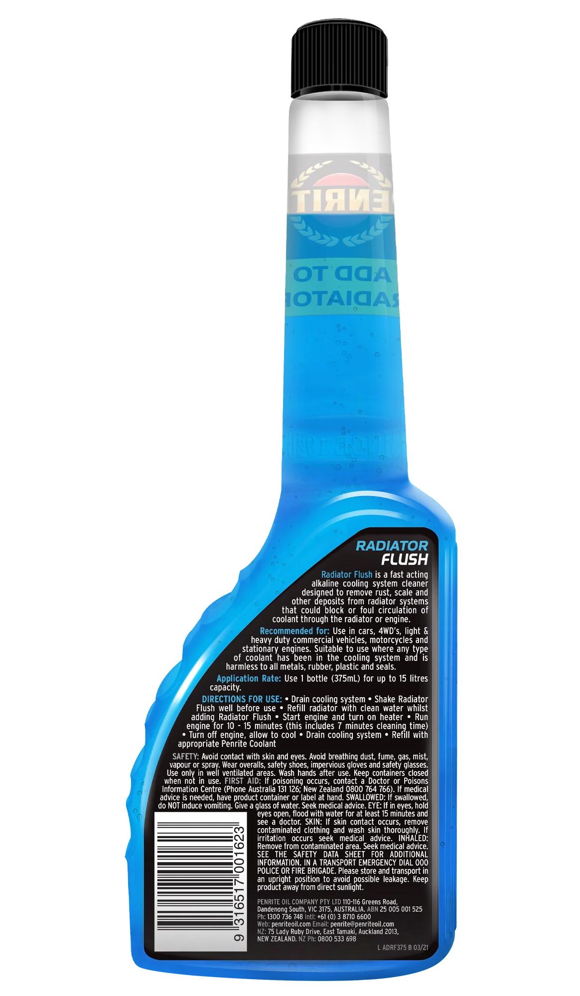 Penrite Radiator Flush Additive 375mL - ADRF375 - Image 2