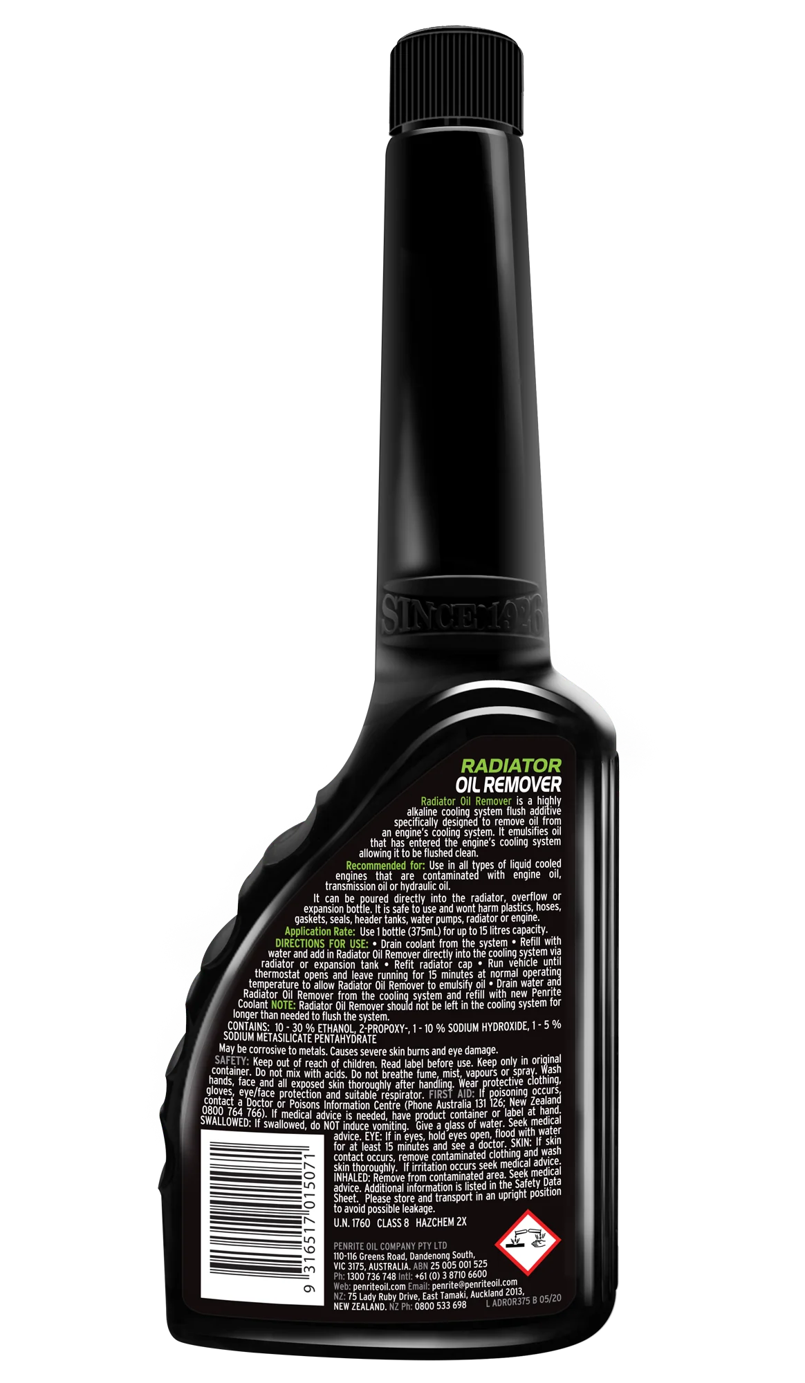 Penrite Radiator Oil Remover 375ml - ADROR375 - Image 2