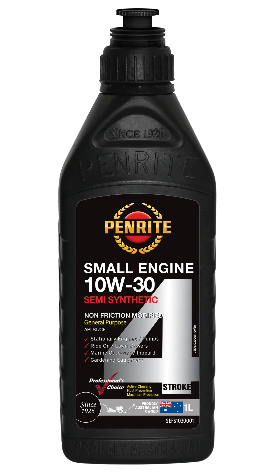 Penrite Small Engine 4 Stroke Oil 10W-30 1L - SEFS1030001