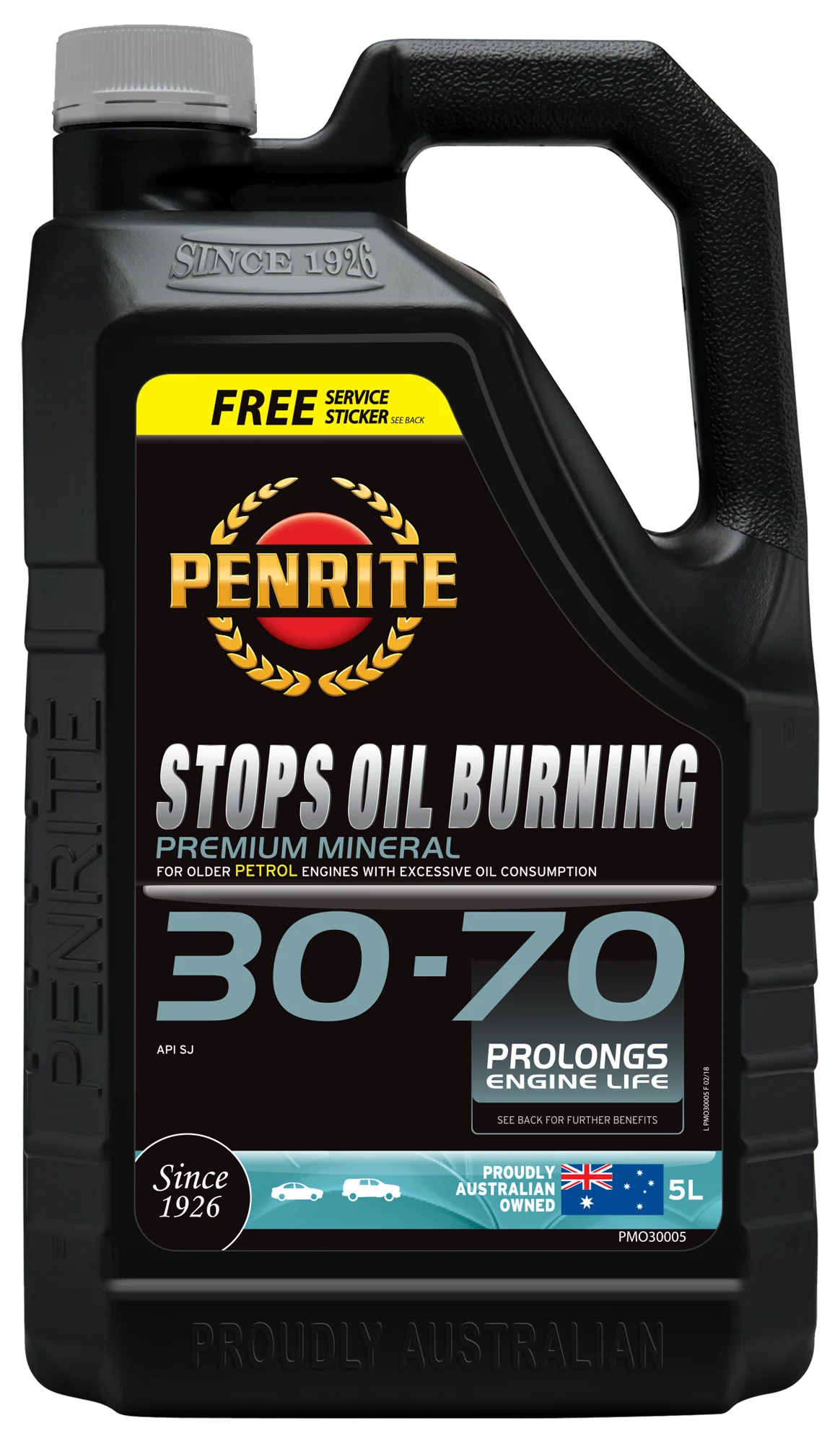 Penrite Stops Burning 30-70 Engine Oil 5L - PMO30005