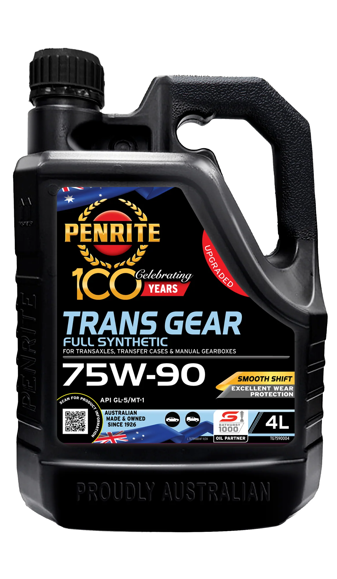 Penrite Trans Gear SAE 75W-90 Full-Synthetic Engine Oil 4L - TG7590004