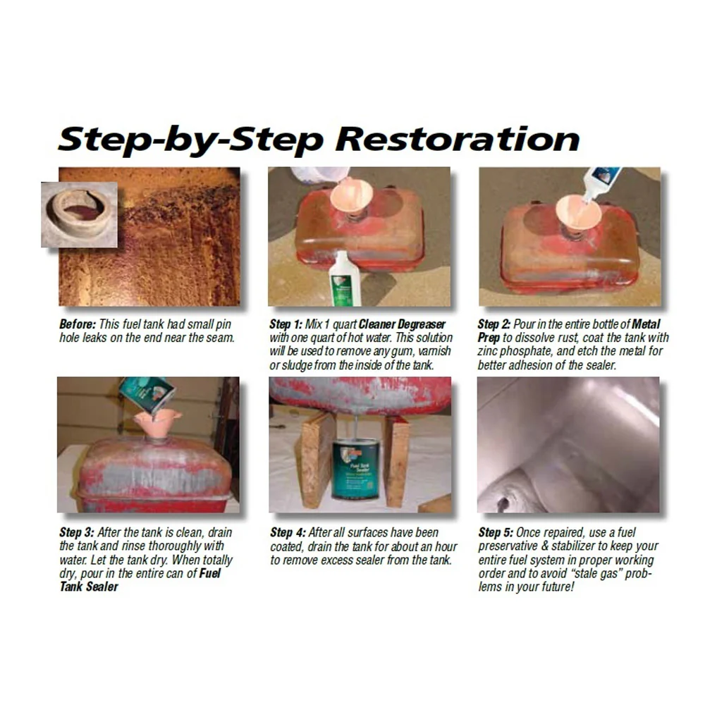 POR-15 Motorcycle Fuel Tank Repair Kit - POR49229 - Image 3