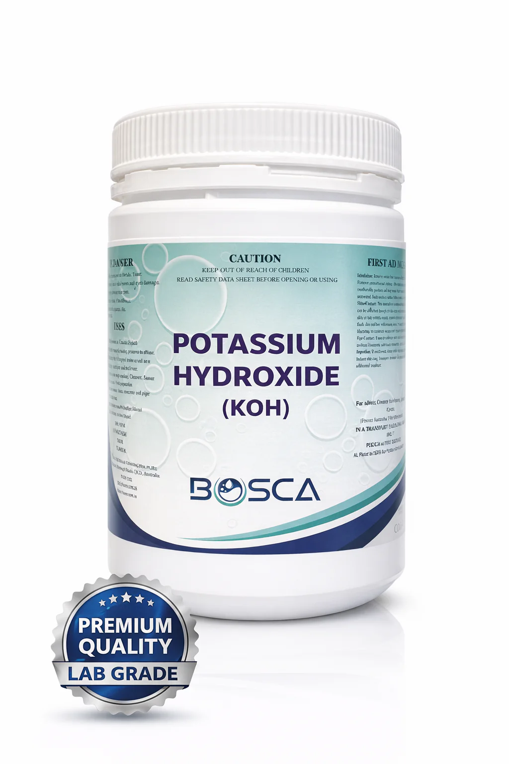 Potassium Hydroxide Caustic Potash Flakes (KOH) 1KG