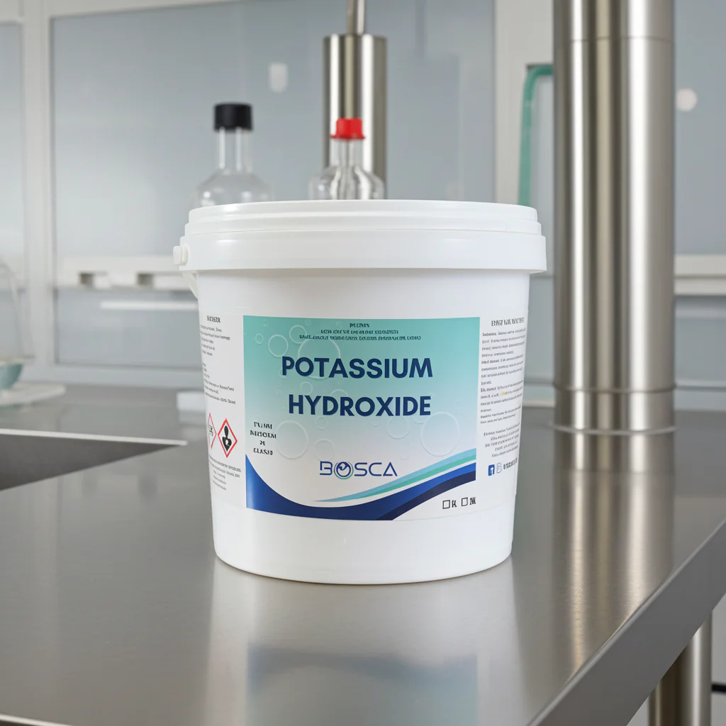 Potassium Hydroxide Caustic Potash Flakes (KOH) 4Kg