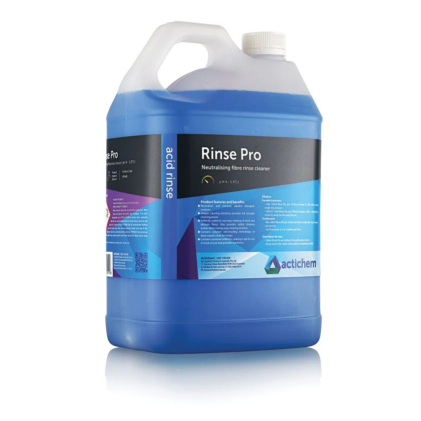 Actichem Rinse Pro- Acid rinse and Cleaner for Steam Cleaning 5L