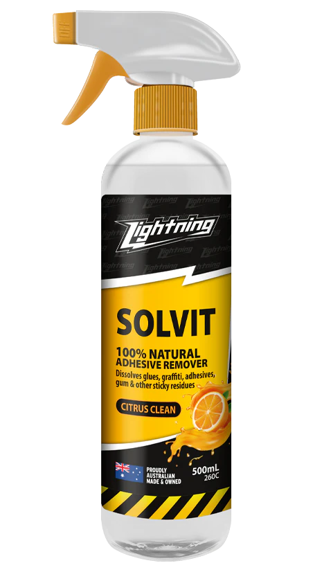 Lightning Solvit Citrus Clean 500ml - Natural Adhesive Remover - 260C
